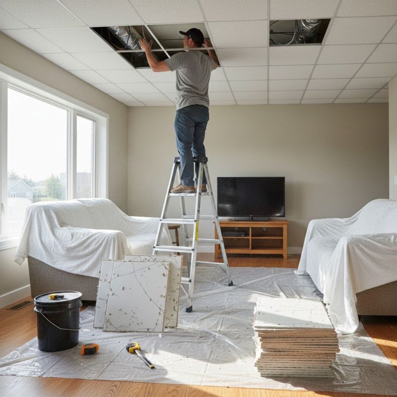 Drop Ceiling Repair Service