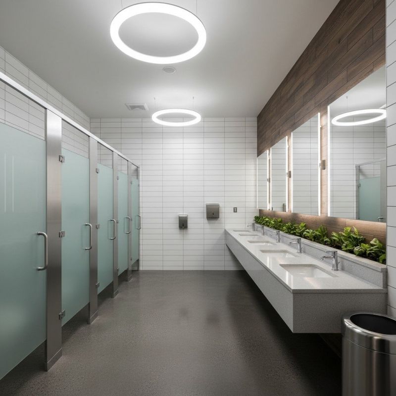 Office Restroom Renovation in Denver County, CO
