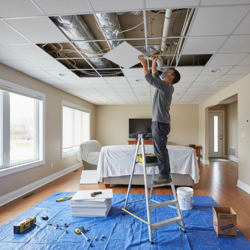 Suspended Ceiling Repair in Longmont, CO