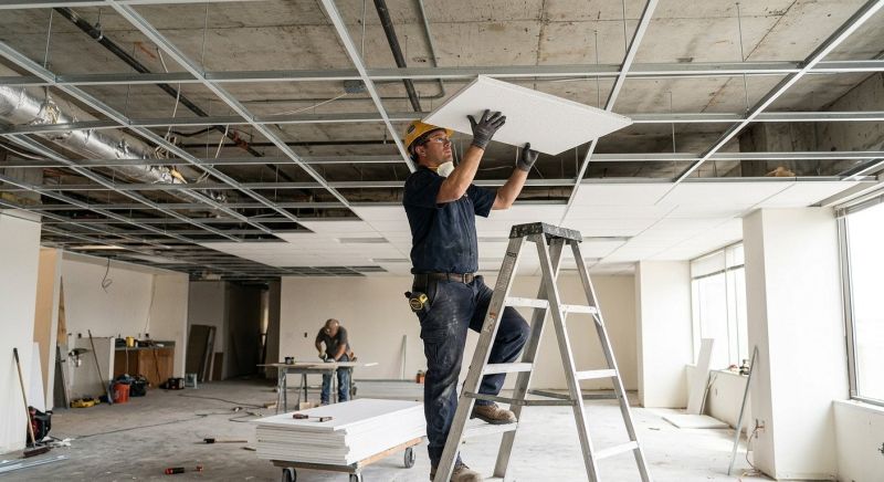 T Bar Ceiling Installation in Longmont, CO